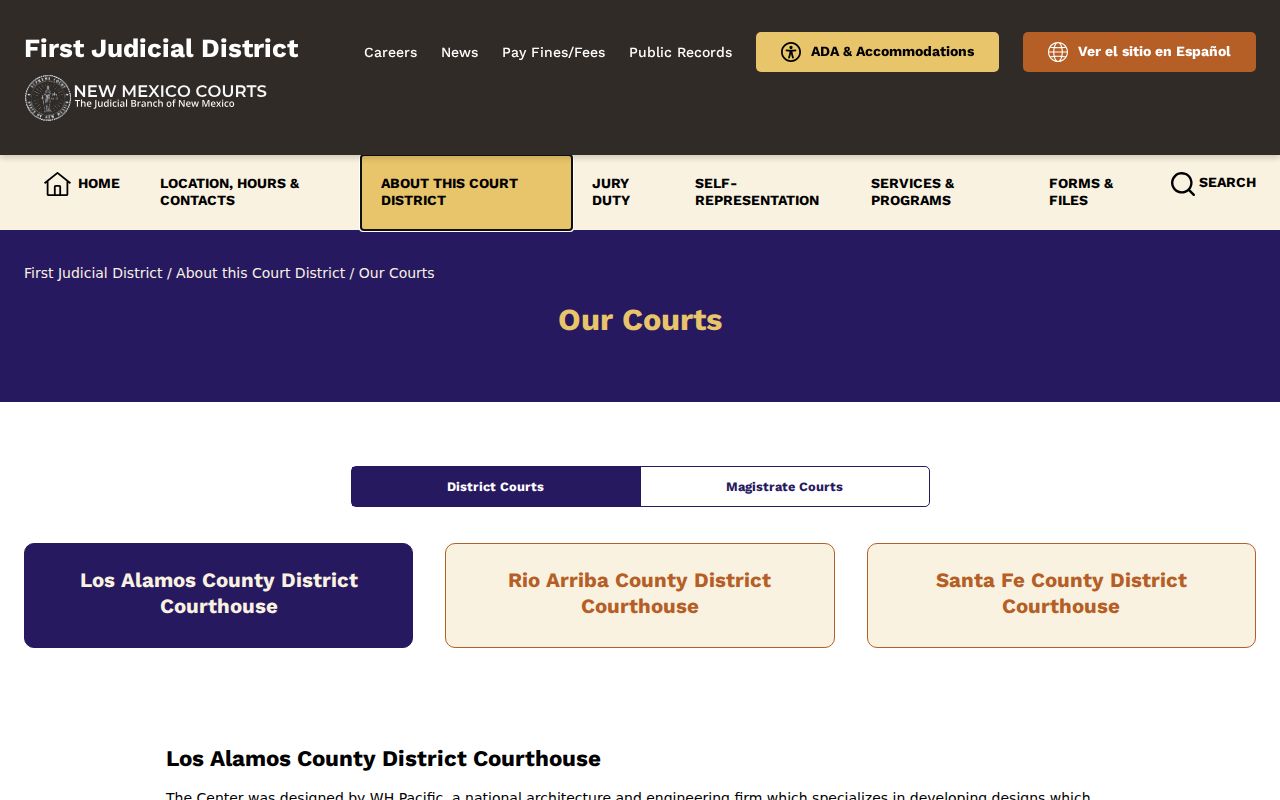 Rio Arriba County arrest warrants official district court context