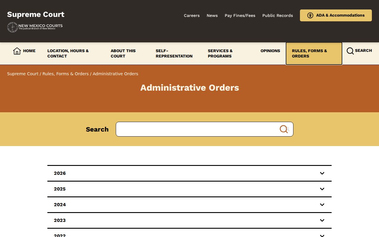 Rio Arriba County bench warrants Safe Surrender administrative order